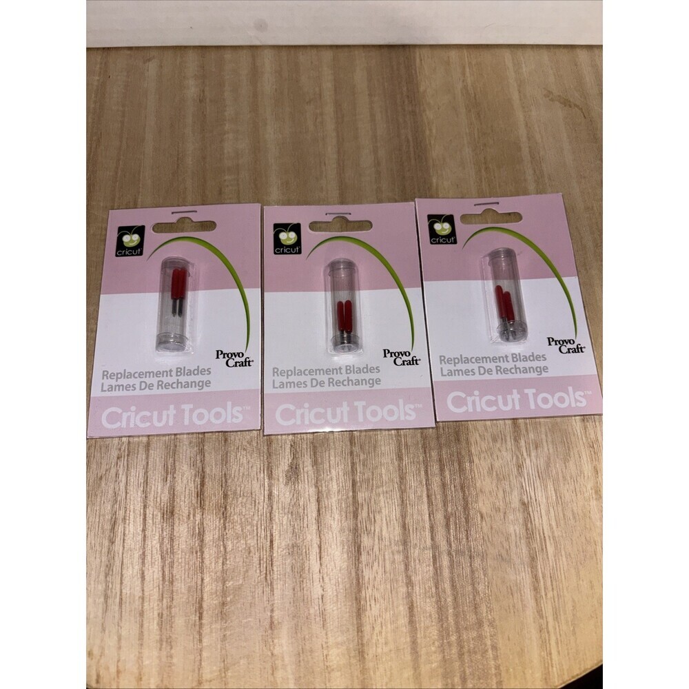 Cricut Replacement Blades Bundle Lot of 3 Total 6 #290002 New In Package